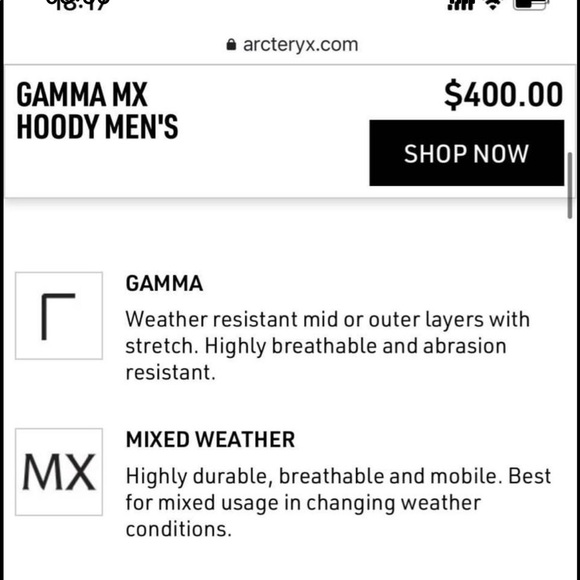 Arc'teryx Gamma MX Softshell - Picture 4 of 4